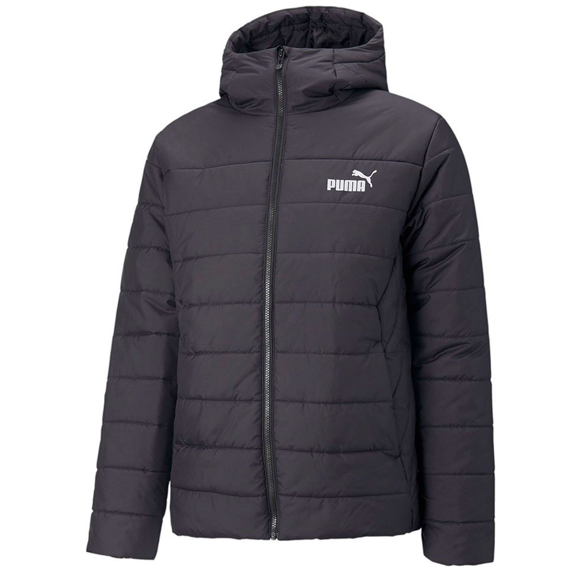 Puma jacket black and white shop