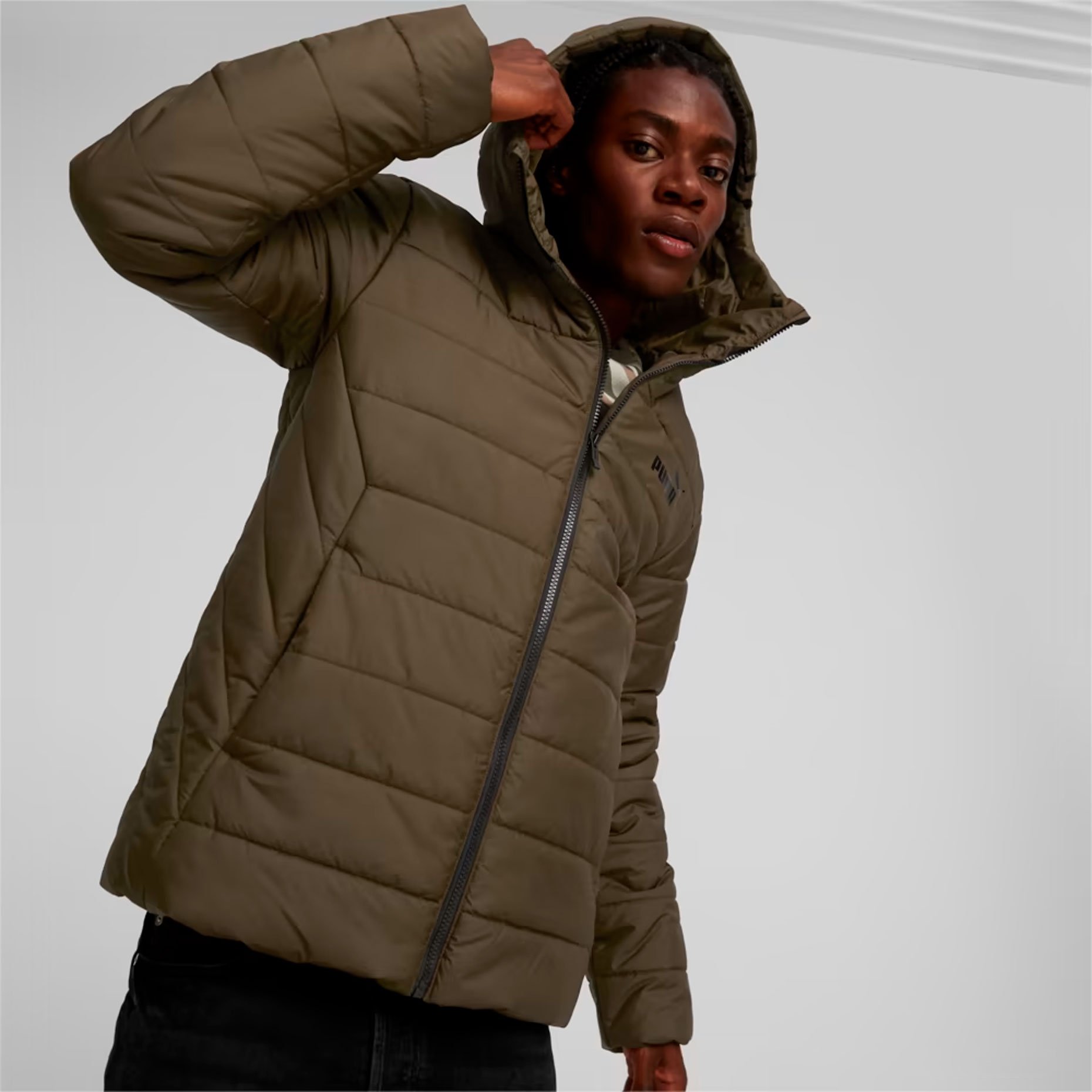Essentials 400 down hooded jacket hotsell
