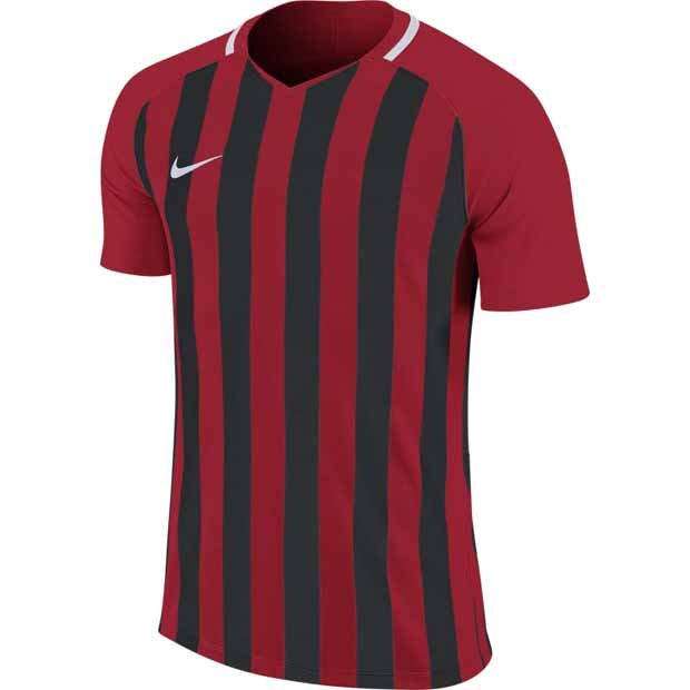 Футболка Men's Nike Striped Division III Football Jersey (красный, черный)