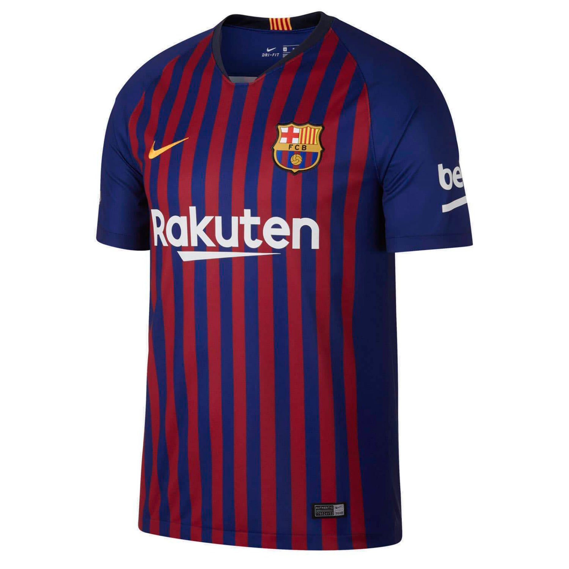 Домашняя детская игровая футболка Nike ФК «Барселона» 2018/19