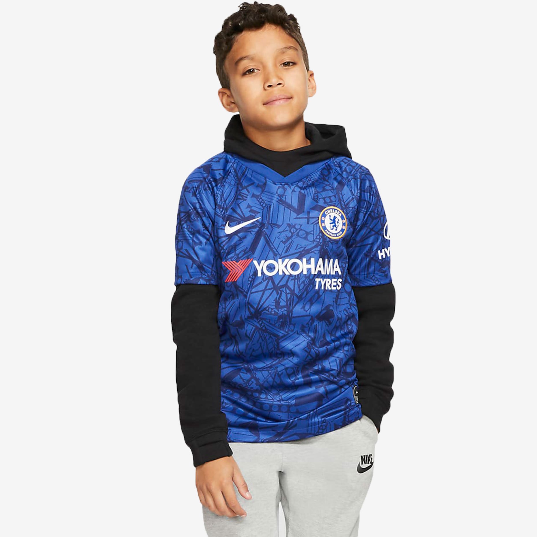 Домашняя детская игровая футболка Nike ФК «Челси» 2019/20