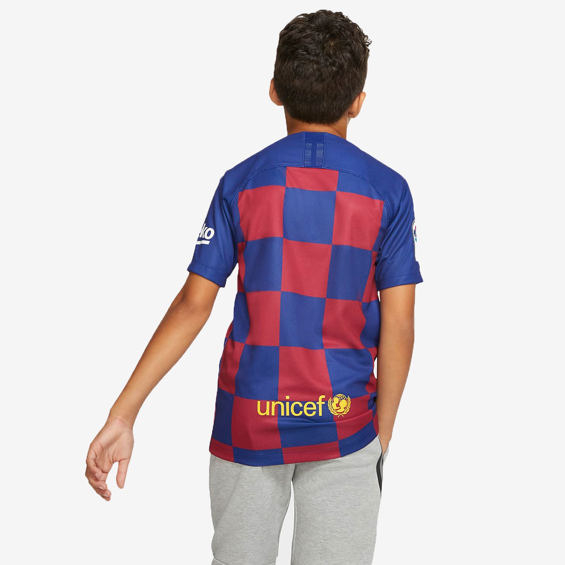 Домашняя детская игровая футболка Nike ФК «Барселона» 2019/20