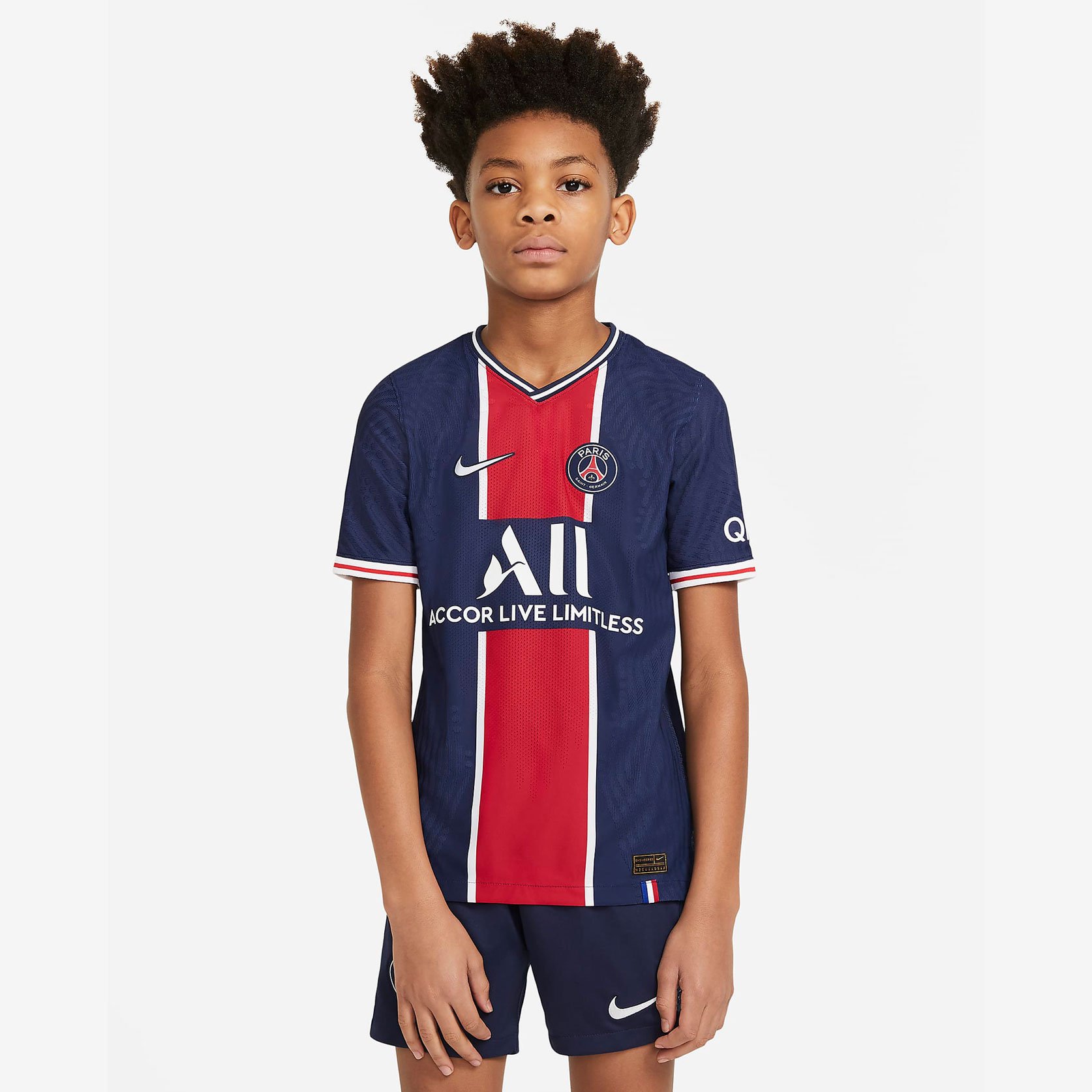 Домашняя детская игровая футболка Nike ФК «Пари Сен-Жермен» (ПСЖ/PSG) 2020/21 Vapor Match