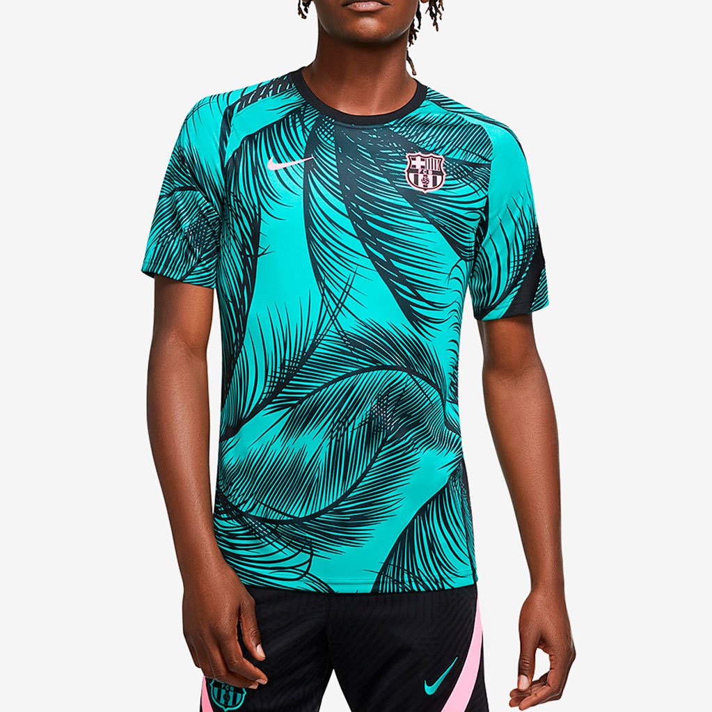 Предматчевая игровая футболка Nike ФК «Барселона» 2020/21