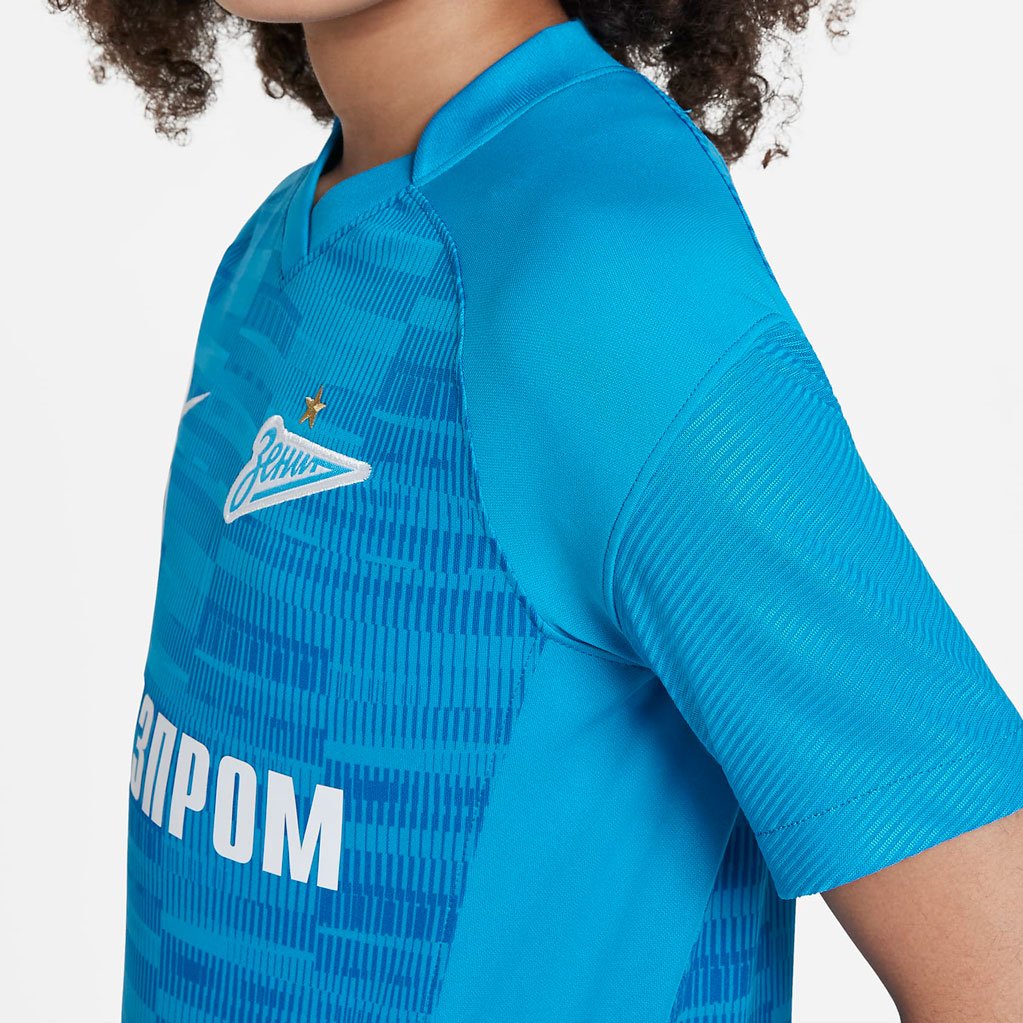 Домашняя детская игровая футболка Nike ФК «Зенит» 2021/22