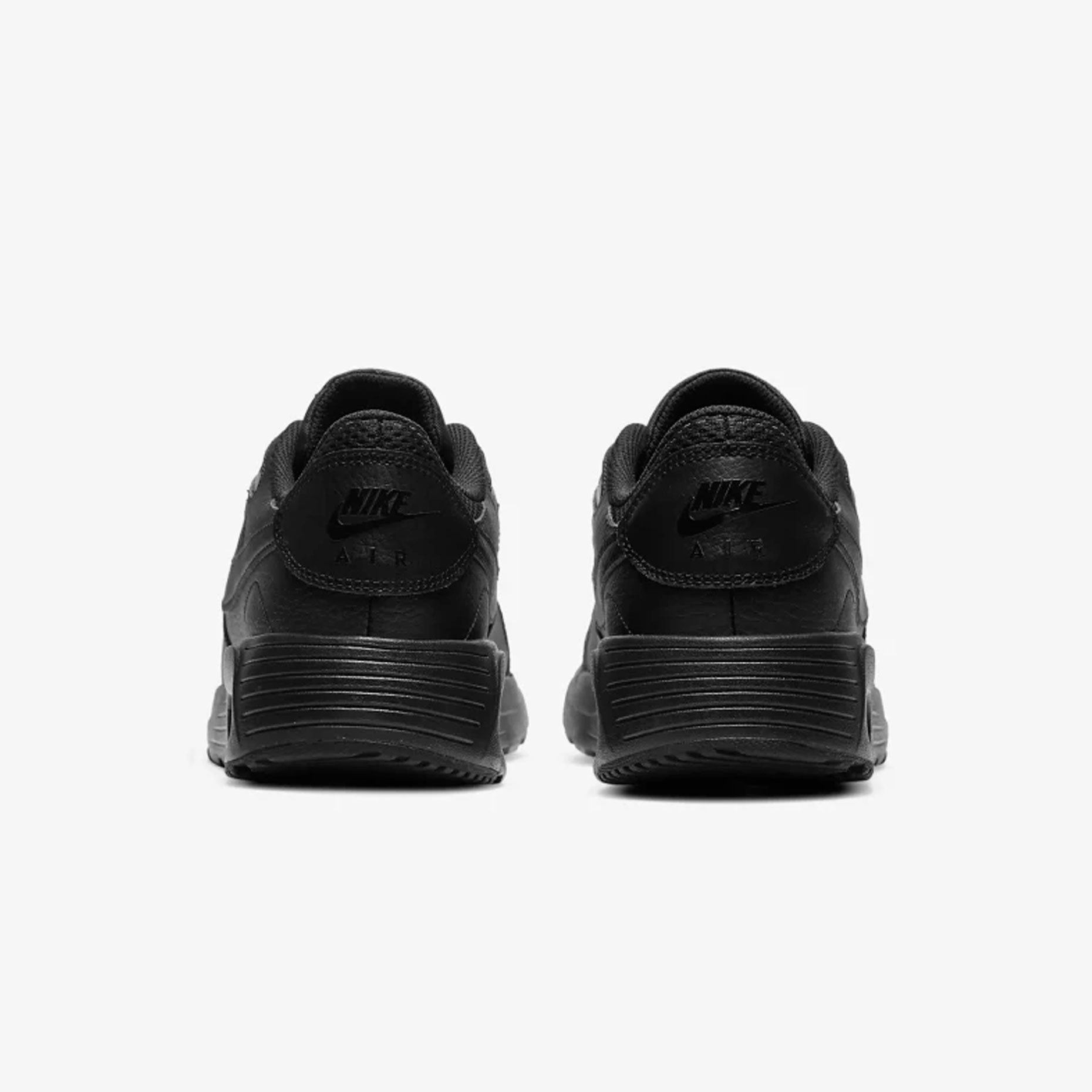 Nike air max all black mens sales
