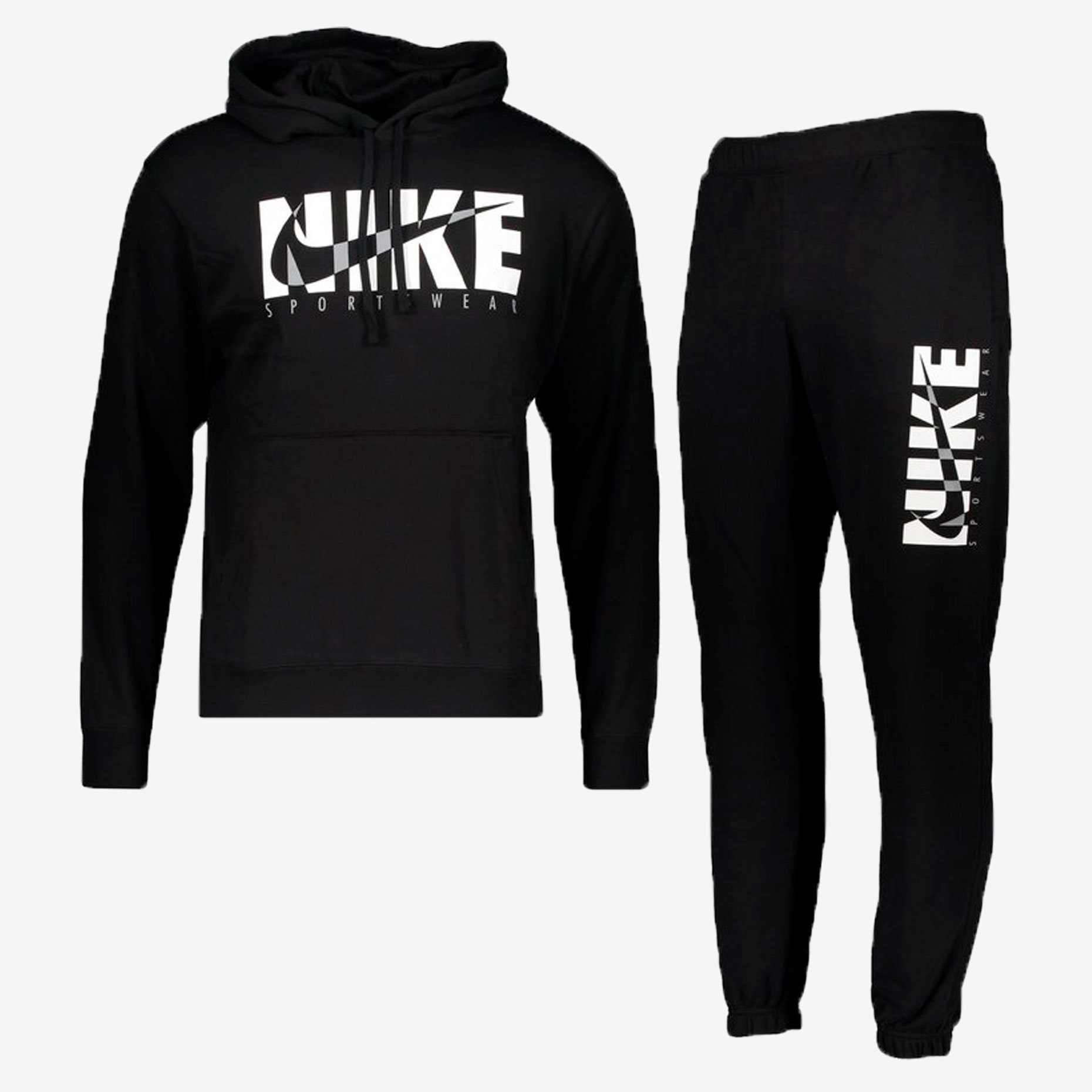 Nike fleece tracksuit deals