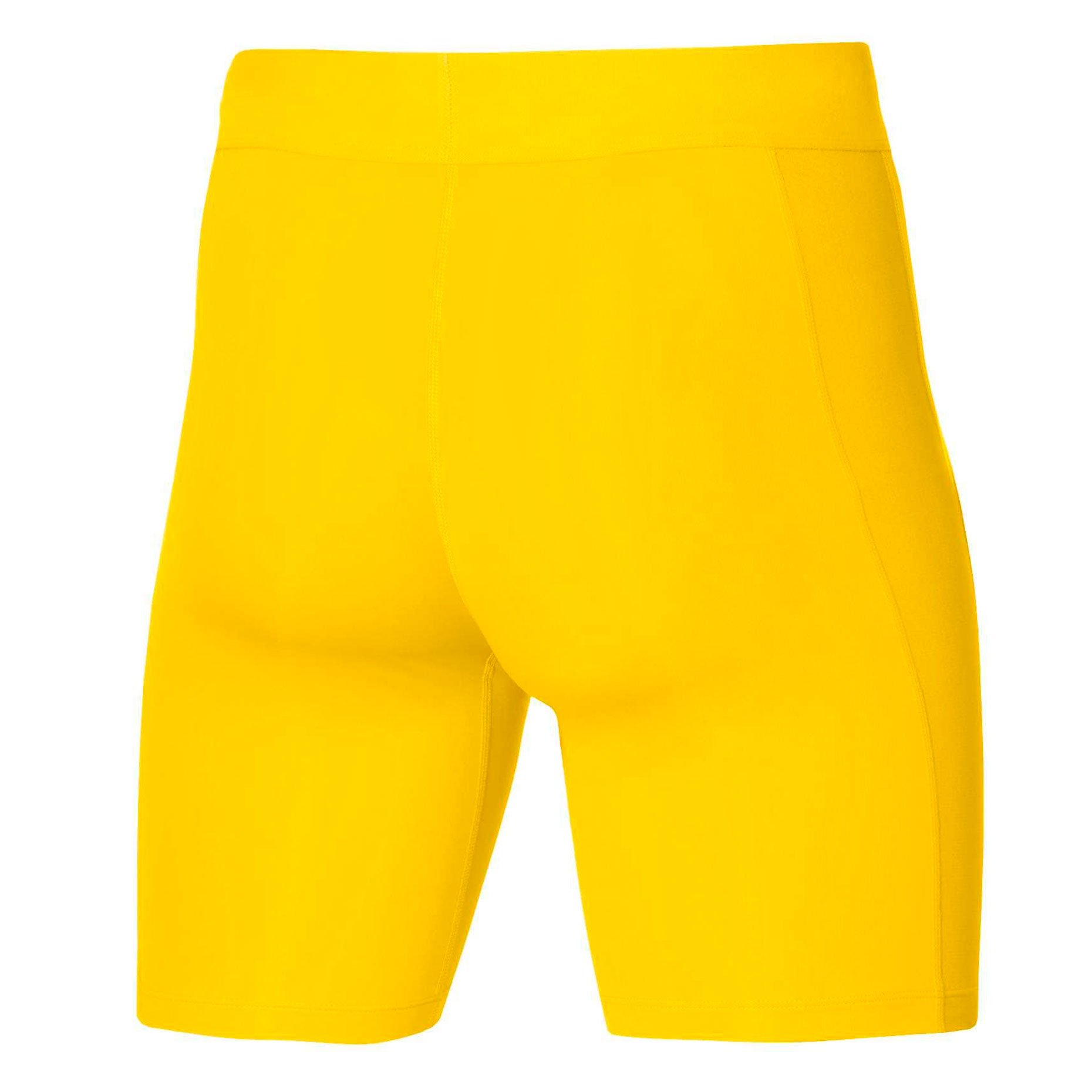 Yellow nike compression shorts hotsell
