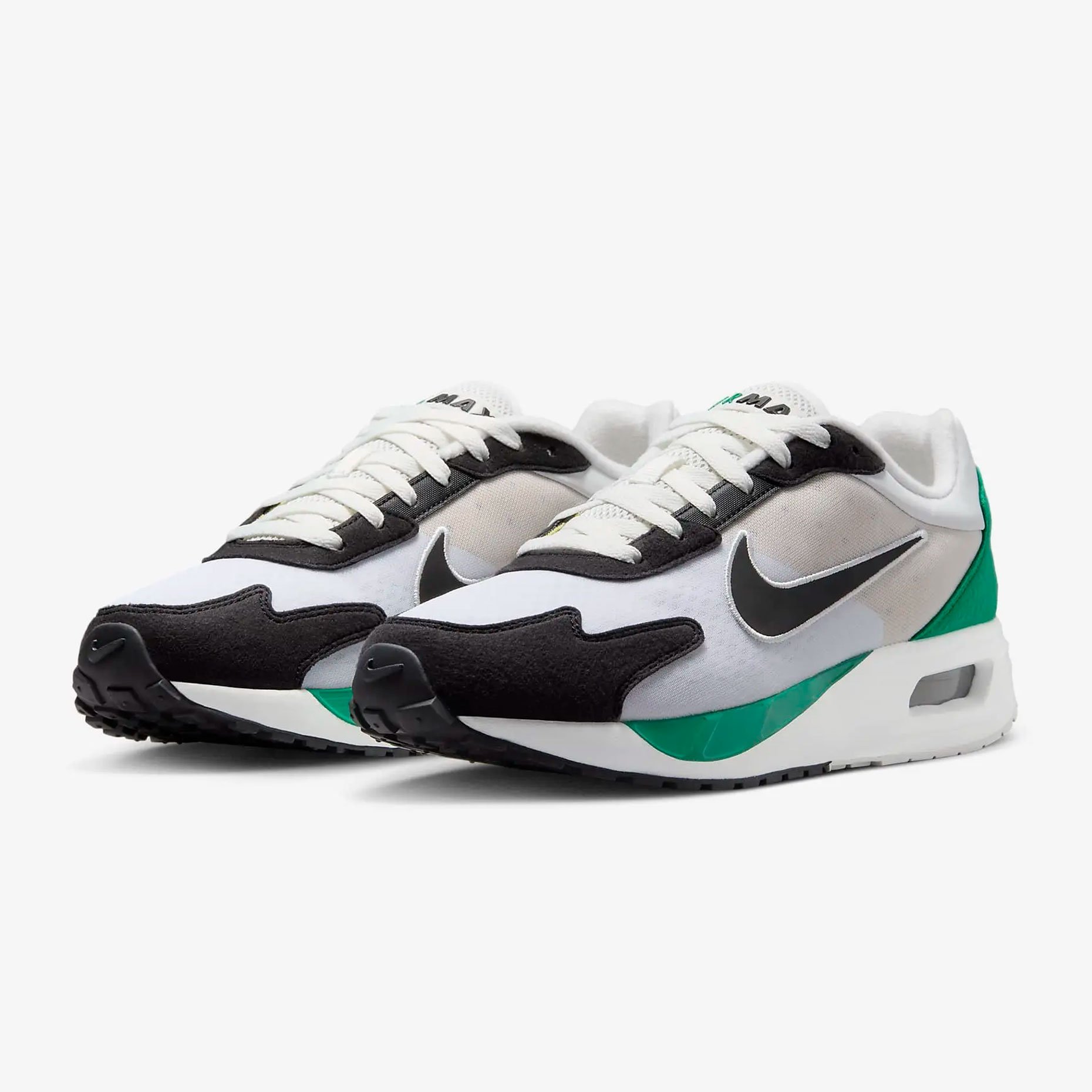 Nike air max for women black and white sales