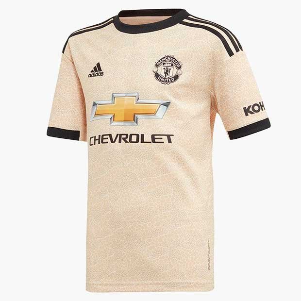 Выездная детская игровая футболка adidas ФК «Манчестер Юнайтед» 2019/20