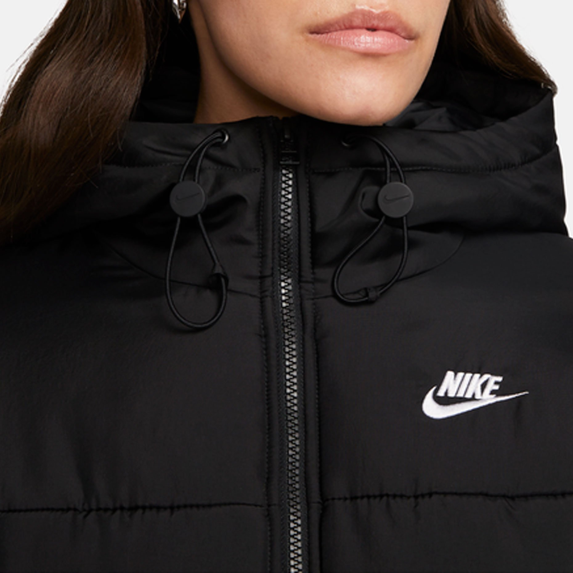 Nike Sportswear Classic Puffer Therma FIT Loose Hooded Jacket FB7672 010 Footballmania