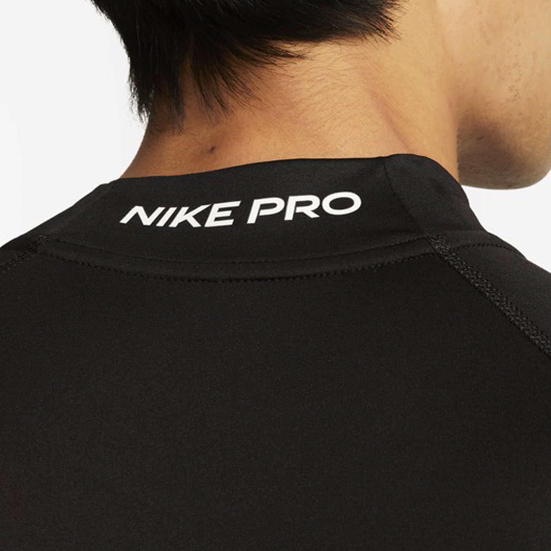 c Nike Pro Dri FIT Fitness Mock LS Top FB7908 010 Footballmania