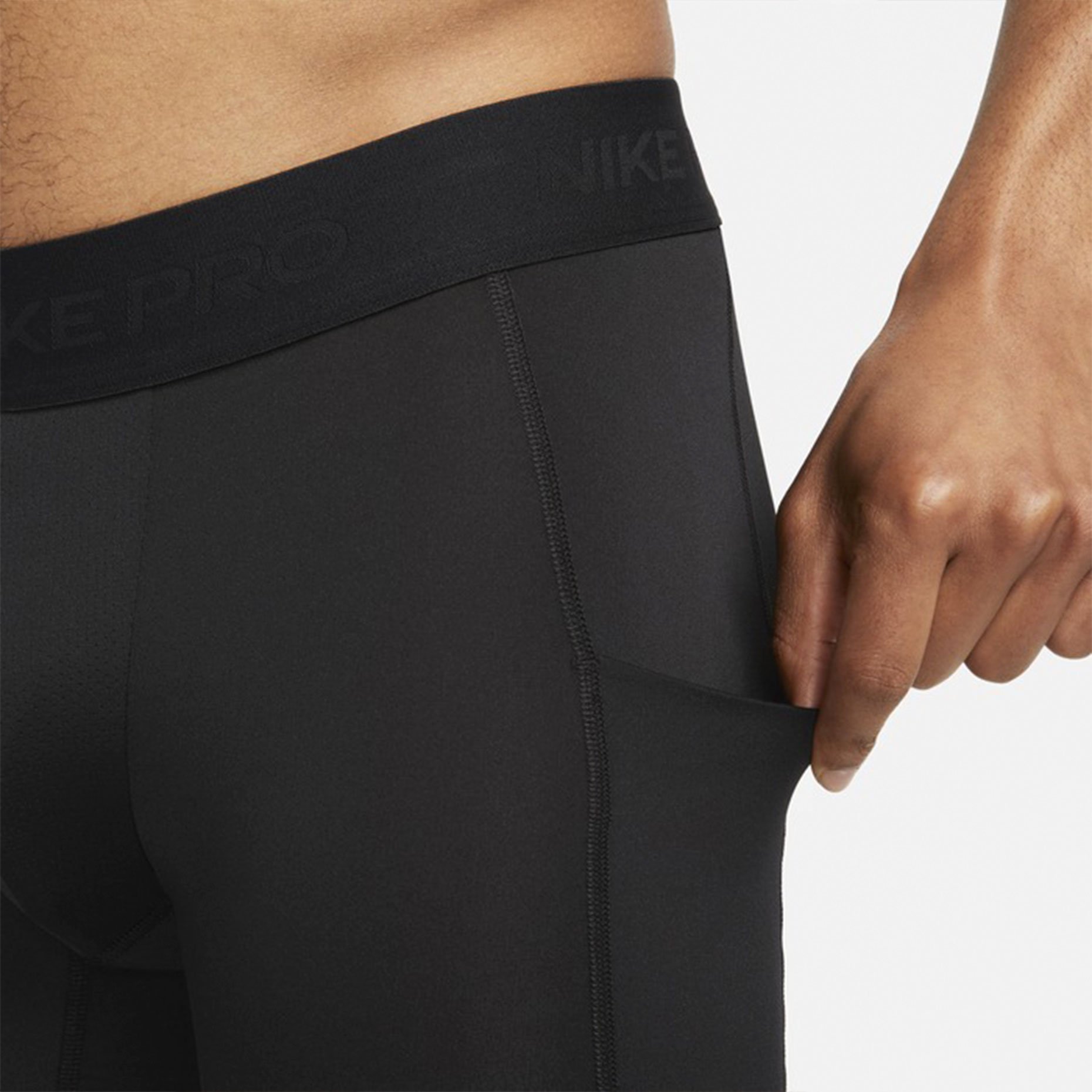 Nike Pro Dri FIT Long Fitness Shorts FB7963 010 Footballmania