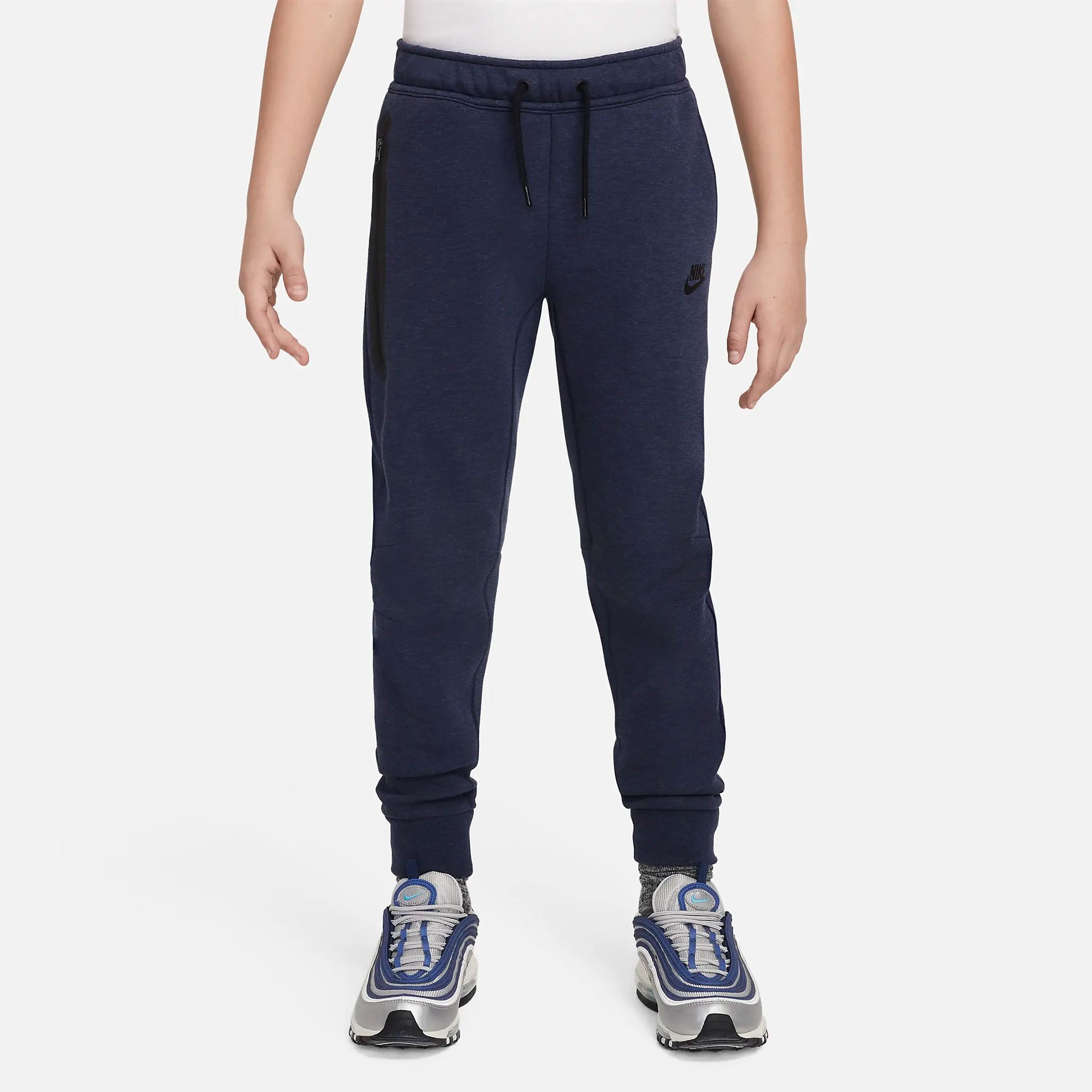 Nike blue tech fleece pants deals