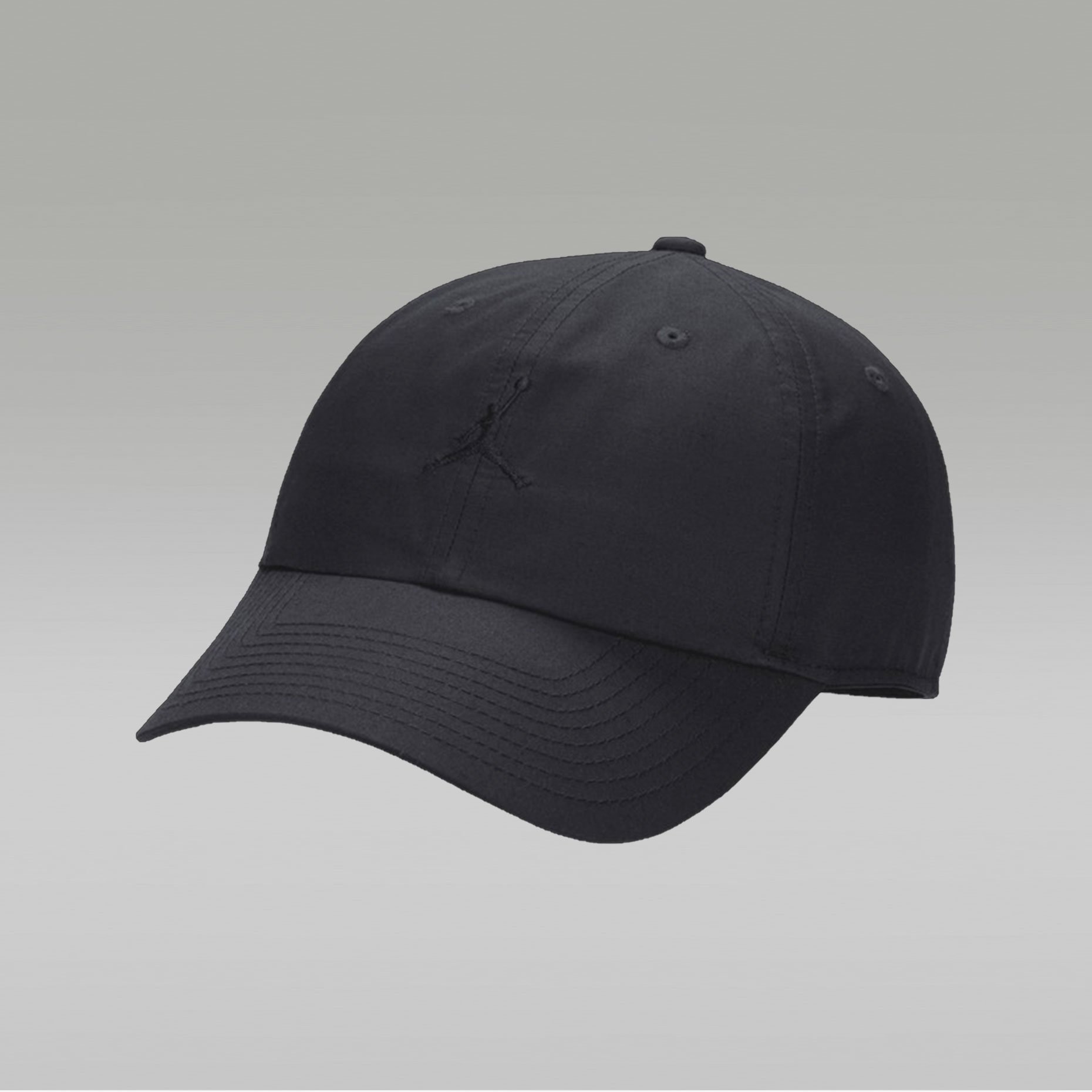 All black jordan hat 2025