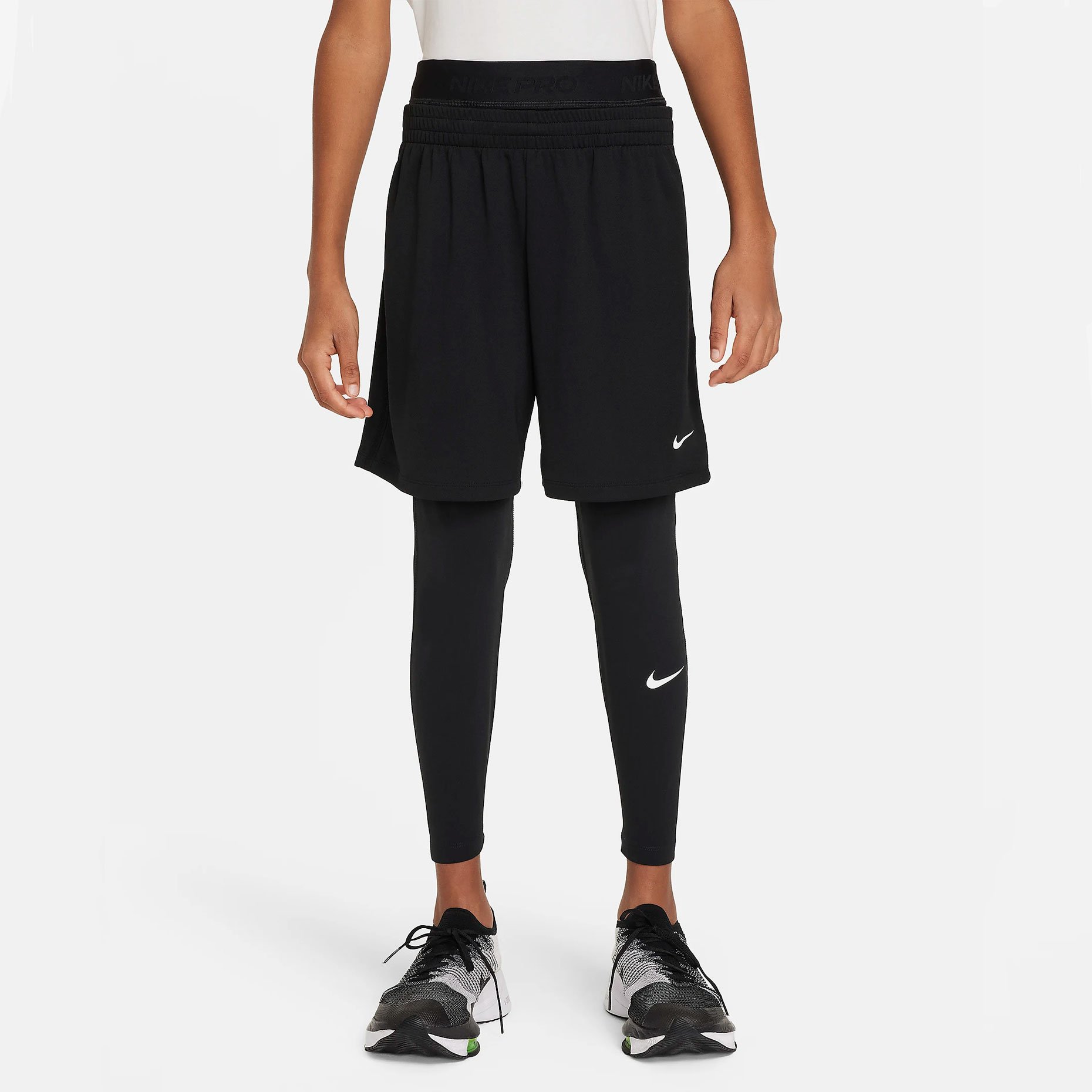 Nike black tights hotsell