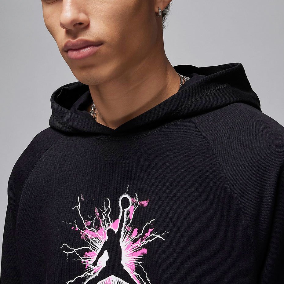 Jordan Dri FIT Sport Graphic Fleece Pullover Hoodie FN5812 010 Footballmania