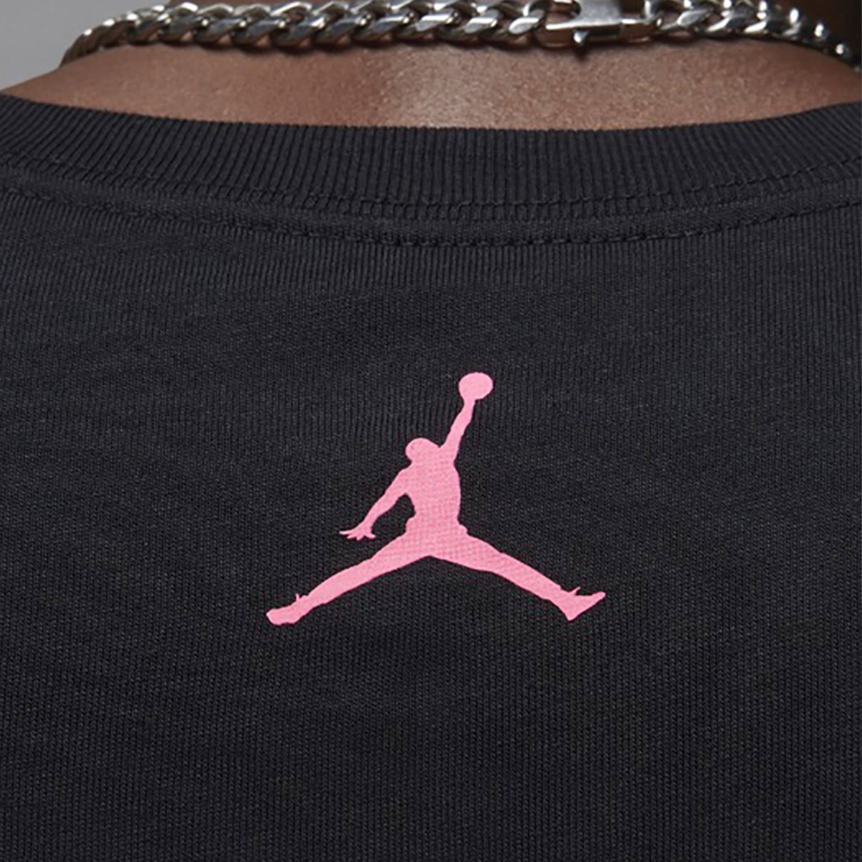 Pink and black jordan shirt online