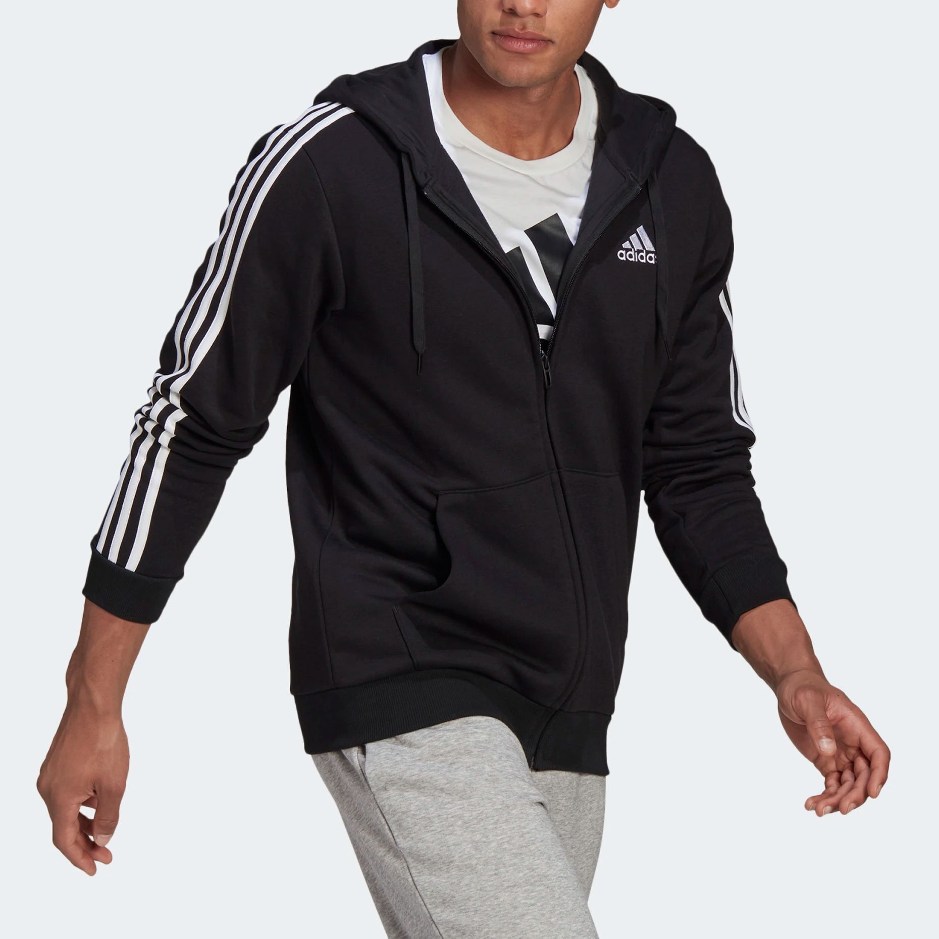 Adidas mens sale zip up jacket