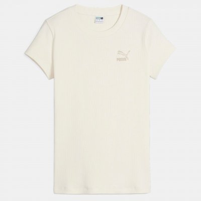 Футболка женская Puma Classics Ribbed Slim Tee