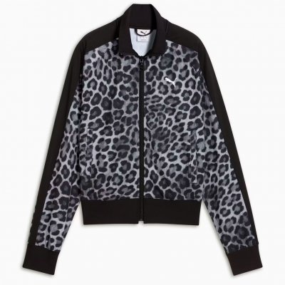 Куртка от спортивного костюма Puma T7 Leo Luxe All-Over Print Short Track Jacket