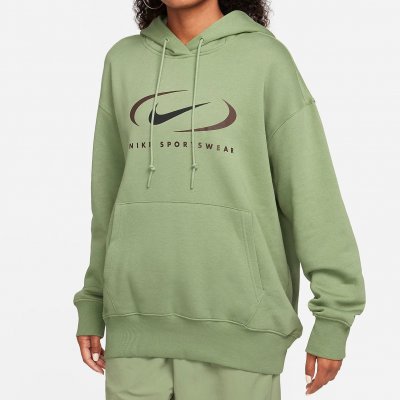 Худи женское Nike Sportswear Swoosh Life Oversized Fleece Pullover Hoodie