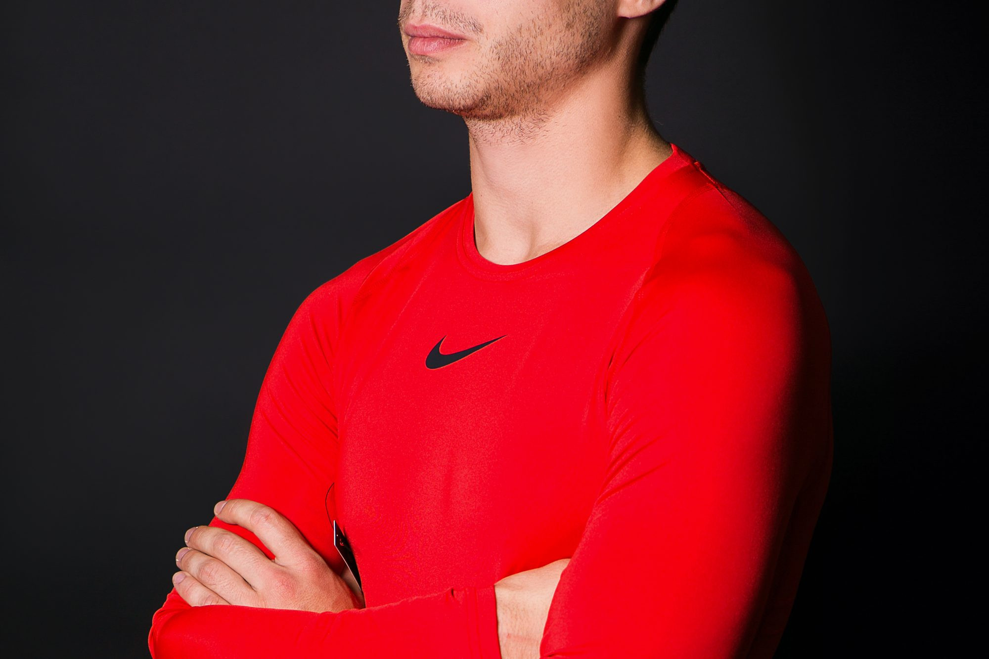 Футболка компрессионная с длинным рукавом Nike Pro Top