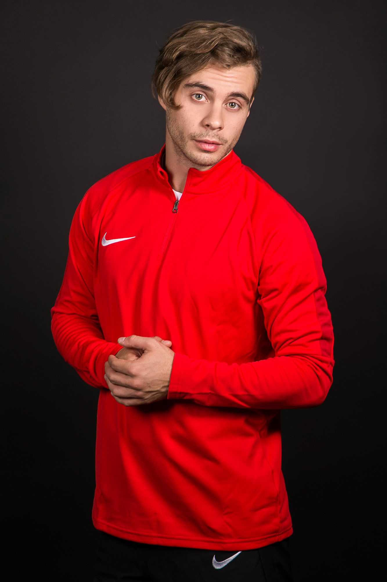 Тренировочный джемпер Men's Nike Dry Academy 18 Drill Football Top (красный)