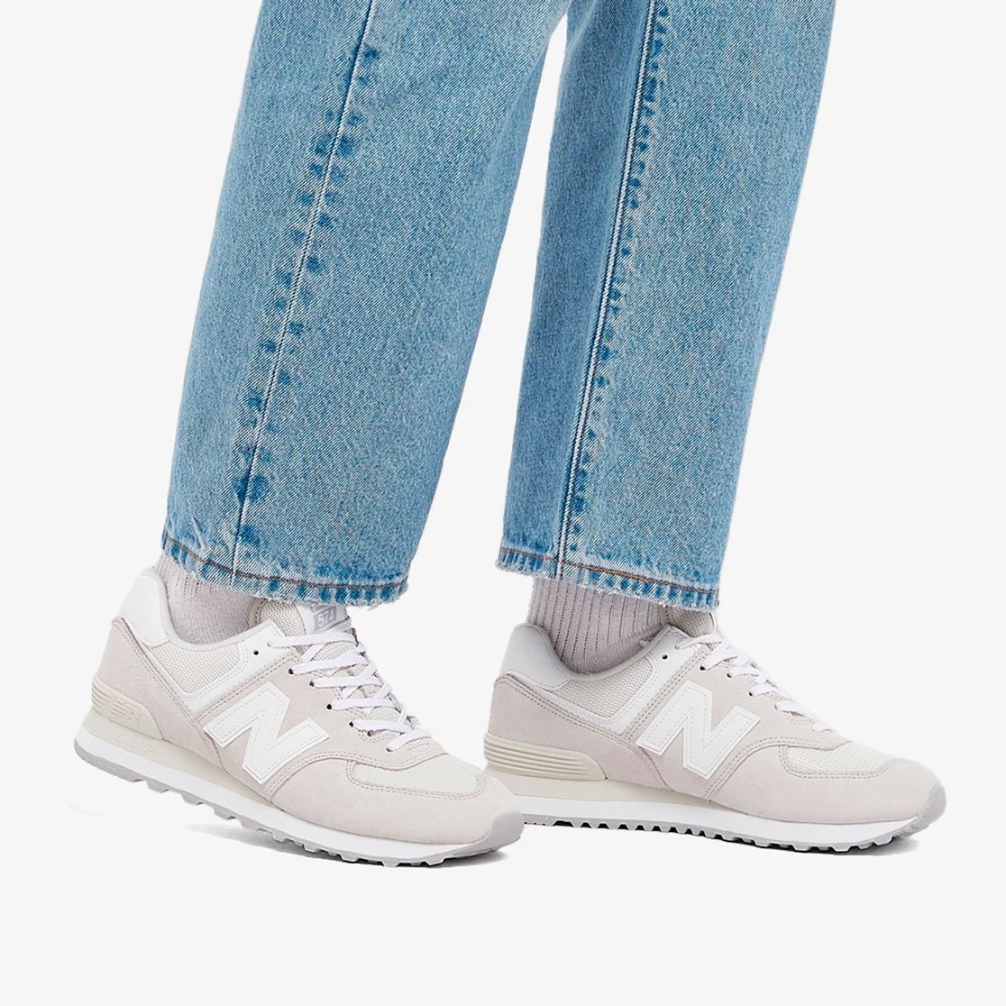 574 new balance white discount